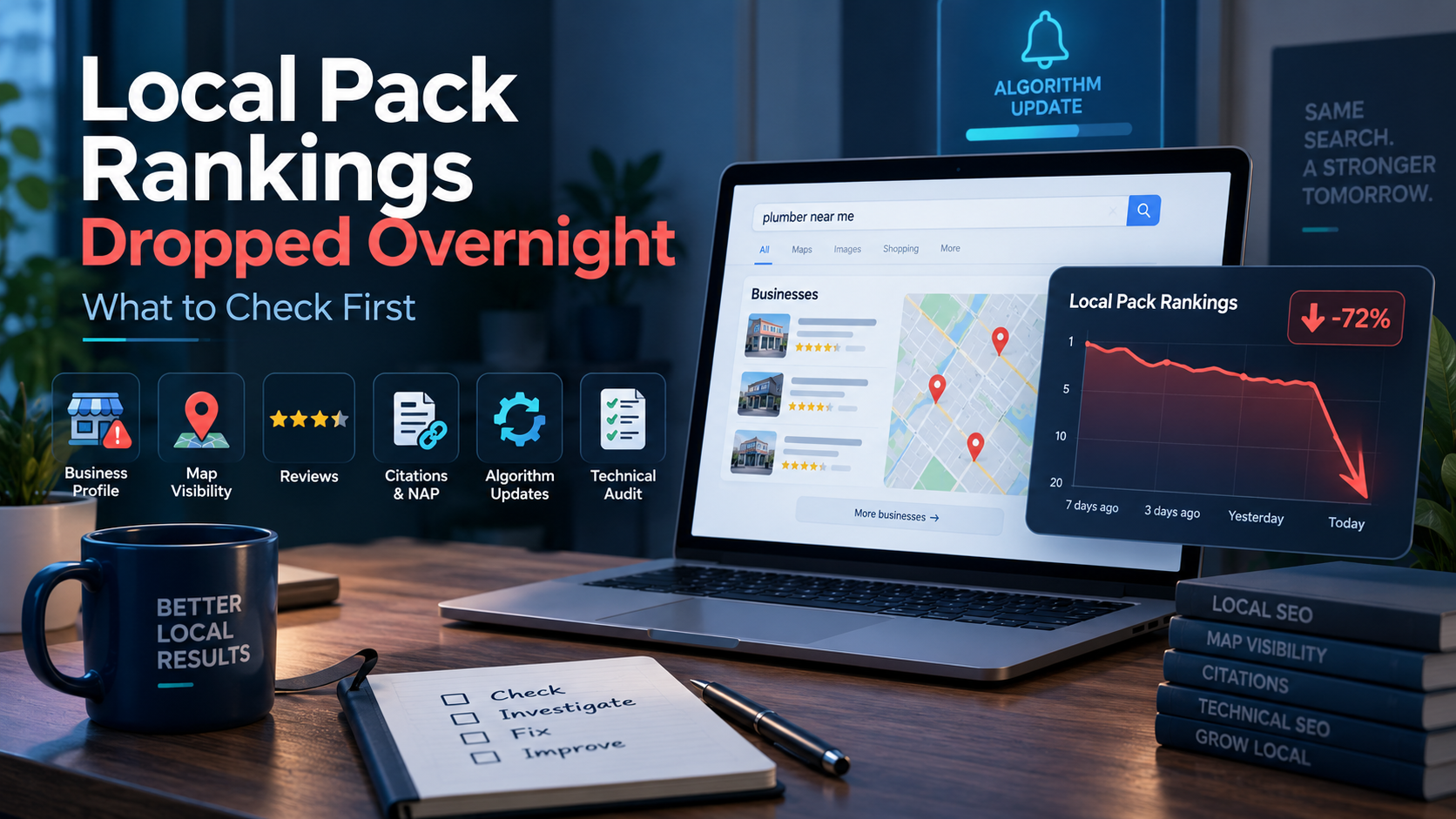 Local Pack Rankings Drop Overnight?